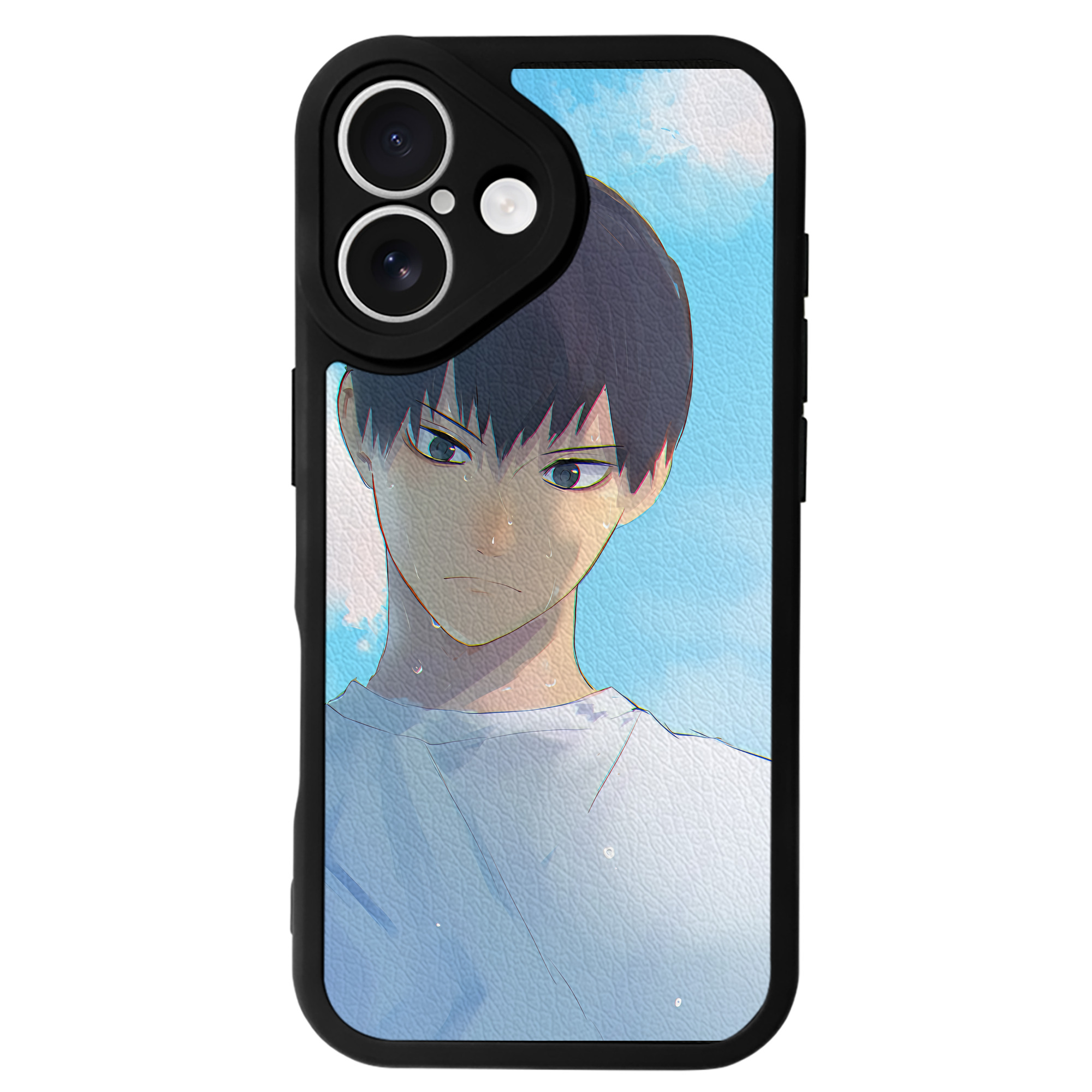 （画像用） ハイキュー!! Haikyu!! 【iPhone 16シリーズ対応】シリコンスマホケース（レザー調） 材質：シリコン